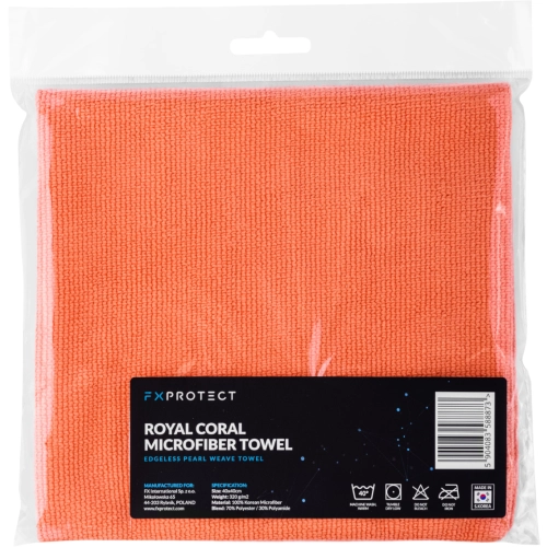 FX PROTECT ROYAL CORAL 320gsm 40x40cm uniwersalna mikrofibra bezszwowa